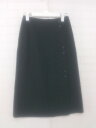 ◇ MOUSSY マウジー 膝下丈 台形 スカート サイズ0 ブラック レディース E 【中古】