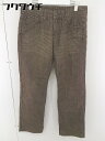 ◇ BOBSON ボブソン Crack Wash クラッシュ ウォッシュ コーデュロイ パンツ サイズ(31)78cm ブラウン メンズ 【中古】