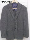 ◇ PERFECT SUIT COMPANY 2B シングル 長袖 スーツ テーラードジャケット サイズ S グレー ブラック メンズ 【中古】
