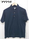 ◇ ◎ BEAUTY&YOUTH UNITED ARROWS ハーフボタン 半袖 ポロシャツ サイズ S ネイビー メンズ 【中古】