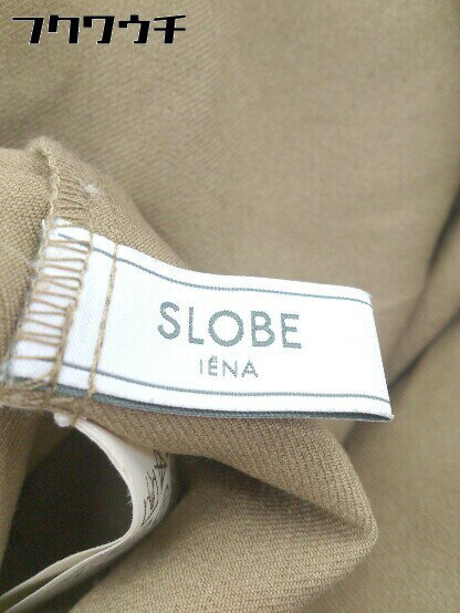 ◇ ◎ SLOBE IENA スローブ イエナ ベルト付 長袖 膝丈 ラップ 巻き ワンピース ベージュ レディース 【中古】