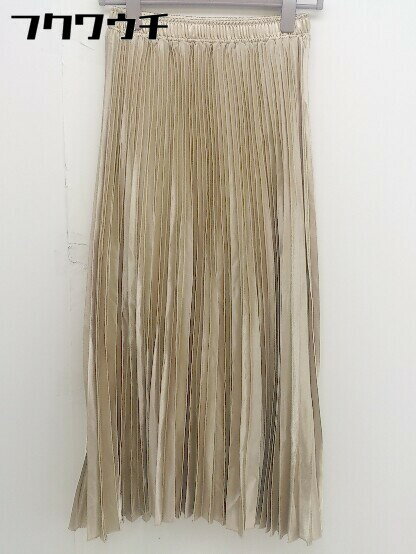 ◇ fifth フィフス ウエストゴム ロング プリーツ スカート ベージュ レディース 【中古】