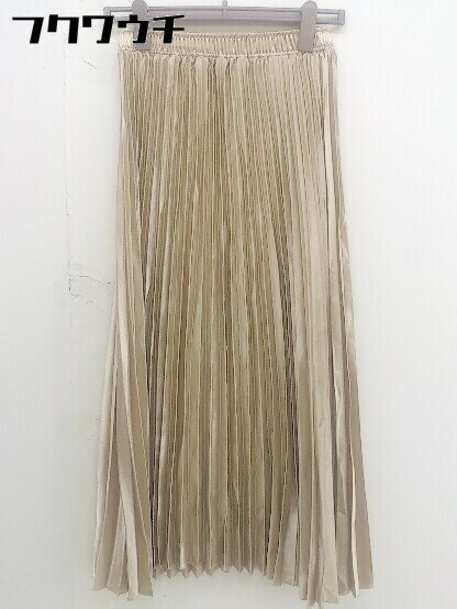 ◇ fifth フィフス ウエストゴム ロング プリーツ スカート ベージュ レディース 【中古】