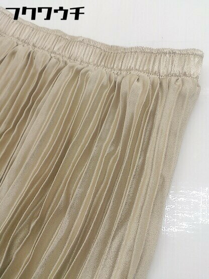 ◇ fifth フィフス ウエストゴム ロング プリーツ スカート ベージュ レディース 【中古】