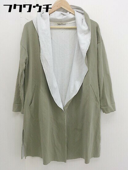 ◇ URBAN RESEARCH アーバンリサーチ フーディー 長袖 コーディガン サイズF カーキグリーン レディース 【中古】