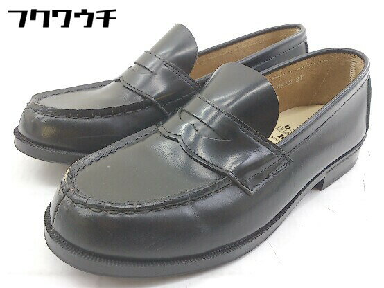 ◇ HARUTA ハルタ × こどもビームス BEAMS キッズ ローファー シューズ サイズ21cmEEE ブラック メンズ 【中古】のサムネイル