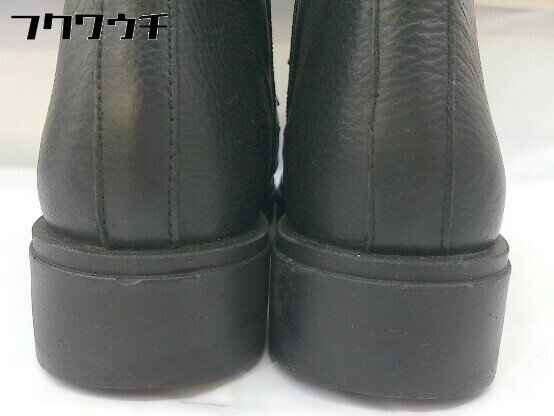 ◇ YOSUKE ヨースケ サイドジップ レースアップ ショート ブーツ サイズ 36 ブラック レディース 【中古】