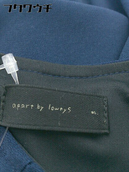 ◇ apart by lowrys アパートバイ ローリーズ タック ノースリーブ サロペット サイズ M ネイビー レディース 【中古】