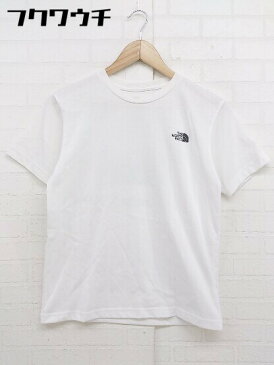 ◇ THE NORTH FACE ザ ノース フェイス NT32038 S/S Square Logo Tee 半袖 Tシャツ カットソー サイズS ホワイト メンズ 【中古】