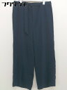 ◇ BANANA REPUBLIC バナナリパブリック ウエストベルト ワイドパンツ サイズ 6 ネイビー レディース 【中古】