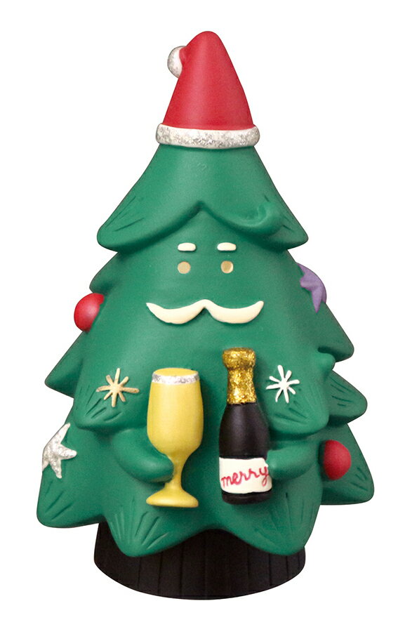 decoleconcombreCHRISTMAS2022 タイムスリップ昭和のクリスマスシャンパンツリー