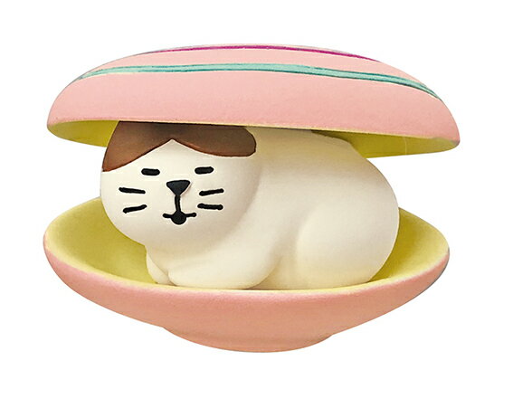 decoleコンコンブル貝猫ハマグリ猫