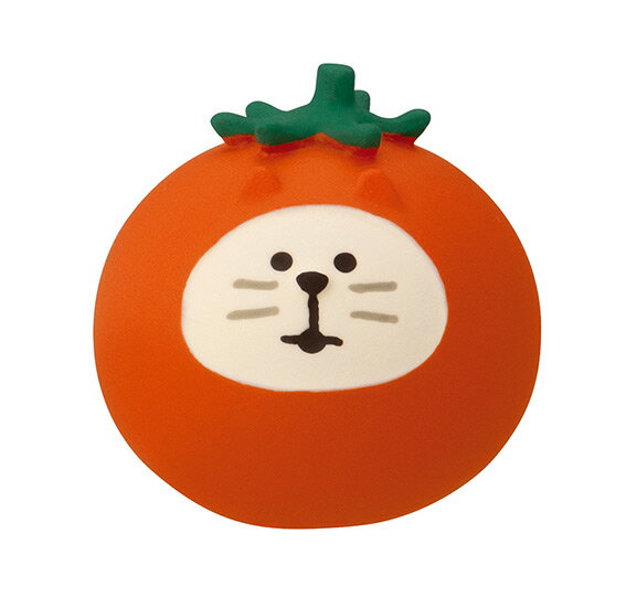 decoleコンコンブルおやさい猫だるまミニとまと赤