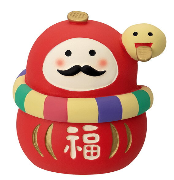 decoleまったり2025新春 福蛇福へびに好かれるだるま