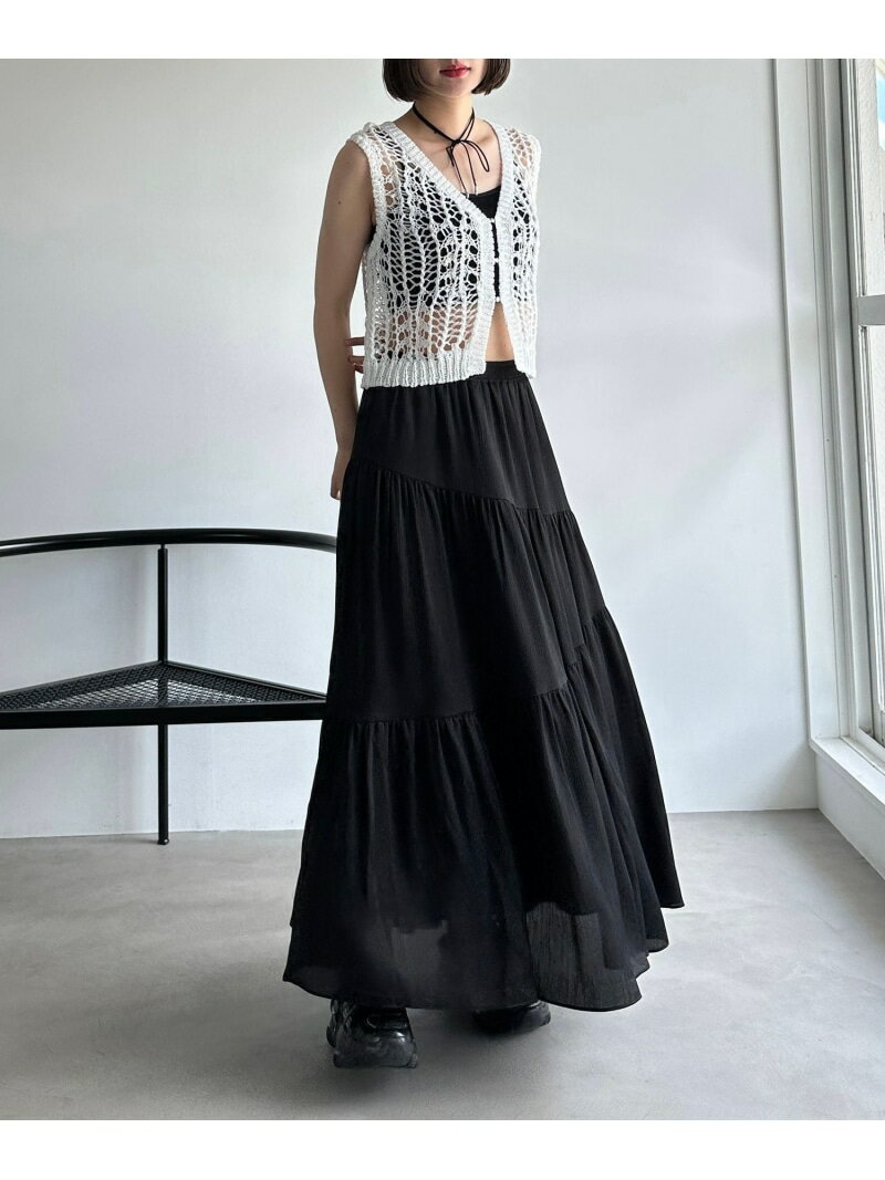 アソートフレアスカート PAGEBOY ページボーイ スカート ロング・マキシスカート グレー ブラック【送料無料】[Rakuten Fashion]のサムネイル