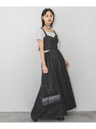 ページボーイ ワンピース 【なごみさん着用アイテム】サイドZIPデニムワンピース PAGEBOY ページボーイ ワンピース・ドレス ワンピース ブラック ブルー【送料無料】[Rakuten Fashion]