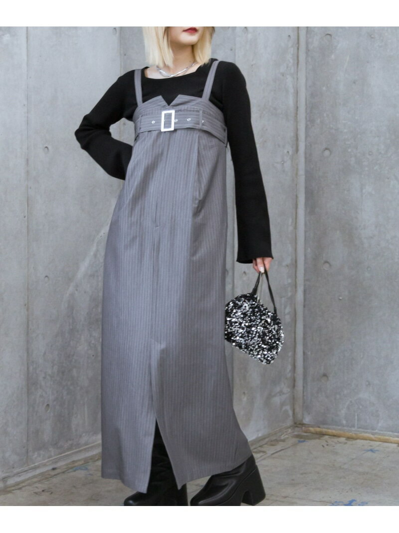 ページボーイ ワンピース 【SALE／55%OFF】ベルトツキタックワンピース PAGEBOY ページボーイ ワンピース・ドレス ワンピース グレー ブラック ベージュ【RBA_E】【送料無料】[Rakuten Fashion]