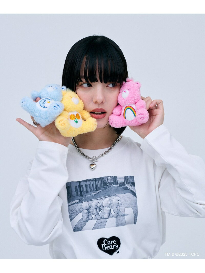 【SALE/33%OFF】【ケアベア×PAGEBOY】マスコットチャーム PAGEBOY ページボーイ ファッション雑貨 チャーム・キーチェーン オレンジ ピン...