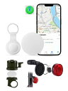 SKYTAG apple 紛失防止タグ 超薄型 gps タグ Appleの「探す」に対応(iOS端末のみ)スマートタグ 紛失防止タグ 車両追跡/盗難対策/財布忘れ物防止 タグ 追跡タグ 超軽量 高齢者に良い/スマホ/カバン/キー/荷物/電池交換可能 日本語説明書付(ホワイト)キーホルダーなし