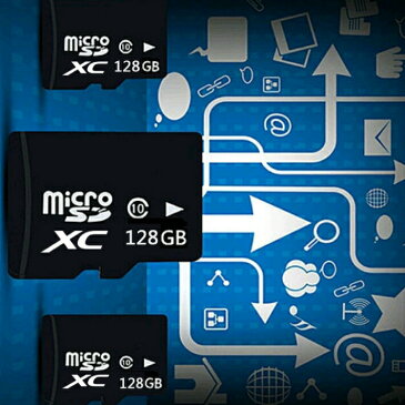 SDカード MicroSDメモリーカード 変換アダプタ付 マイクロ SDカード 容量128GB 高速 SD-128G