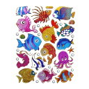 キラキラシール 海の生き物たち 魚 