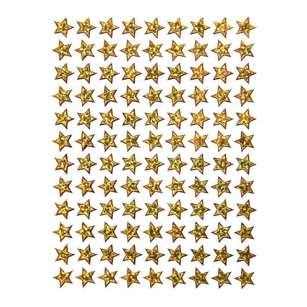 キラキラシール 星（ほし） 金色 小さな星 《メタリックシール ごほうびシール きらきらシール》