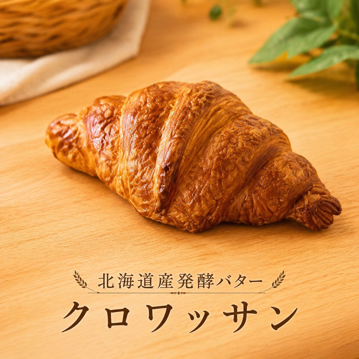 北海道産の特別製造の発酵バターを贅沢に折り込んだ、パンパーネこだわりのクロワッサンです。 国産小麦100％の生地を、自家製乳酸菌酵母でじっくり発酵させました。 外はサクサク、中はもっちり。 豊かなコクと芳醇なバターの香りをお楽しみください。 北海道産発酵バター クロワッサン 名称 デニッシュ 原材料 小麦粉（国内製造）、発酵バター、牛乳、てんさい糖、塩、パン酵母、モルト、豆乳、大豆たん白 （一部に小麦・乳成分・大豆を含む） 内容量 1個 賞味期限 商品に記載 保存方法 要冷凍（－18℃以下） 解凍後は当日中にお召し上がりください。 製造者 パンパーネ株式会社 愛知県名古屋市緑区万場山1丁目2206－1 備考 ヤマト運輸 クール便でお届けします。