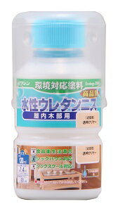 ●和信 水性ウレタンニス　透明クリヤー　130ml/約1.4平米