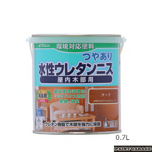 アサヒペン｜Asahipen アサヒペン 水性ユカ用ニス 300ML 半ツヤ透明