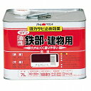 アトムハウスペイント(塗料/ペンキ)ライフ(油性鉄部・木部用)7Lチョコレート