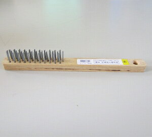 ワイヤーブラシ　3行