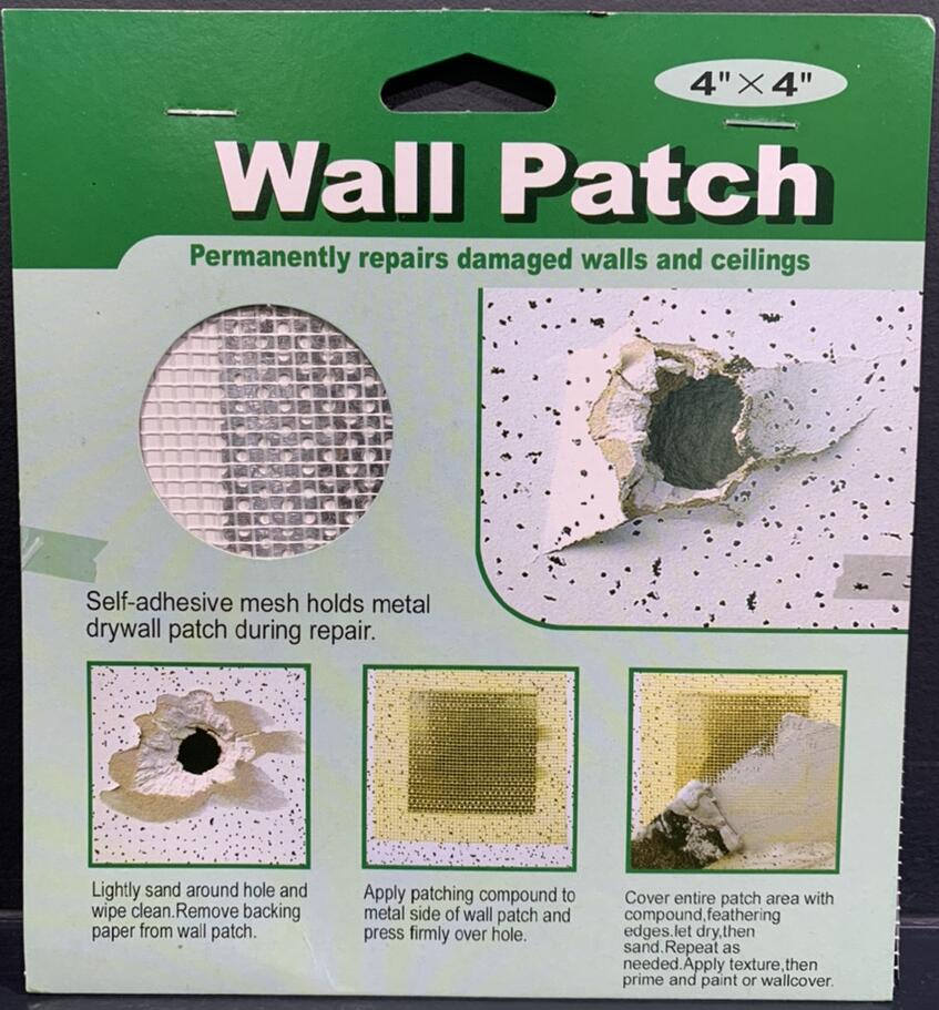 WallPatch 補修パッチ15.2cmアルミ板付 1枚 塗料販売