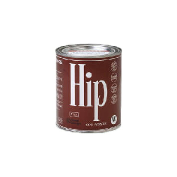 【 送料無料 】Hip フラット(つや消し) 0.9L 色ランクW ヒップ COLORWORKS カラーワークス 屋内用水性ペンキ 水性塗料 低VOC・臭いが少なく高品質・抗菌作用・耐久性！ DIY 室内 ペンキ