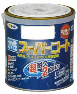アサヒペン水性スーパーコート アイボリー 0.7L 約6m2 塗料販売