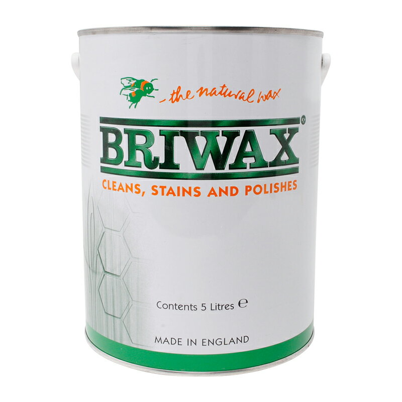 ブライワックス 5L(約50平米分) 全14色 送料無料 BRIWAX 塗装手引き付き！ 屋内木部用 ...