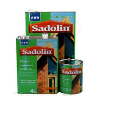 【 送料無料 】サドリンクラシック Sadolin Classic 全28色 4L(約15～35平米分) 玄々化学工業 油性 業務用 木部 屋外用 防腐 防カビ 防虫 防蟻 超耐候性