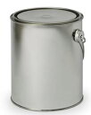 空缶【丸1L】直径11cm 高さ13cm ブリキ製 塗料の小分けに便利な空き缶
