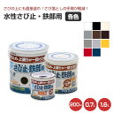 【期間限定P10倍】 アトムハウスペイント 水性さび止・鉄部用 11色 200ml 0.7L 1.6L