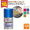 【期間限定P10倍】 メタリックスプレー 100ml(アトムハウスペイント/油性/ラッカー/つやあり)
