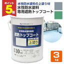 【7/14限定P5倍】 水性防水塗料 専用遮熱トップコート 3kg(アトムハウスペイント/上塗り材)