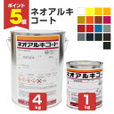 【期間限定P5倍】 川上塗料 ネオアルキコート 18色/無鉛フラットベース(艶消剤) 1kg 4kg