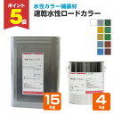 【期間限定P5倍】 神東塗料 速乾水性ロードカラー 全11色 4kg 15kg
