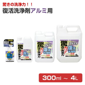 カンペハピオ 復活洗浄剤アルミ用 300ml-4L