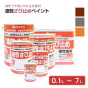 【期間限定P5倍】 カンペハピオ 速乾さび止めペイント あかさび色/グレー/鉛丹色 0.1L-7L