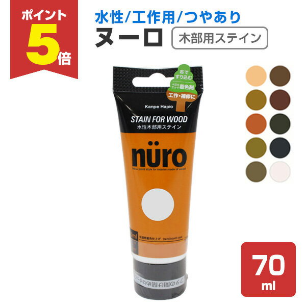 【期間限定P5倍】 カンペハピオ ヌーロ 木部用ステイン 70ml