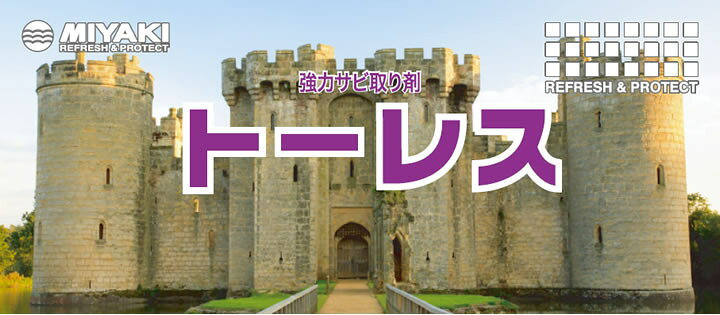 【強力サビ取り剤】 ミヤキ トーレス 18L 基材を傷めにくい中性タイプ (御影石 タ...