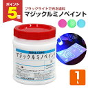 【期間限定P5倍】 マジックルミノペイント 1L (水性/発光塗料/ブラックライト/シンロイヒ)