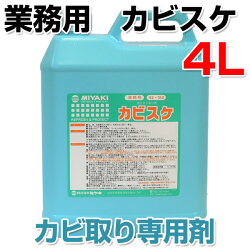 【業務用】カビスケ4L(強力カビ取り剤/ミヤキ)