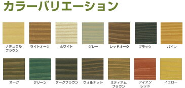 バトン 着色系 3.7L サンドペーパー付(油性/木部着色剤/木部用塗料/ウッドデッキ/VATON/大谷塗料)