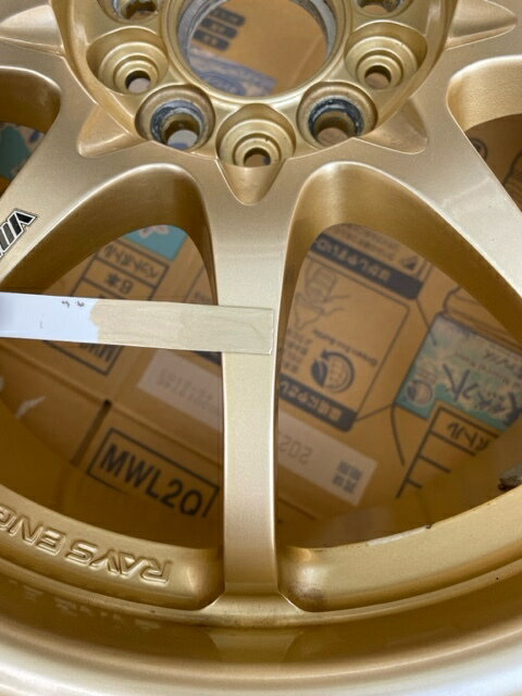 レイズ Volk Racing ボルクレーシング ゴールド色 13ml タッチペン タッチアップ ペイント 車 ペン ブ..